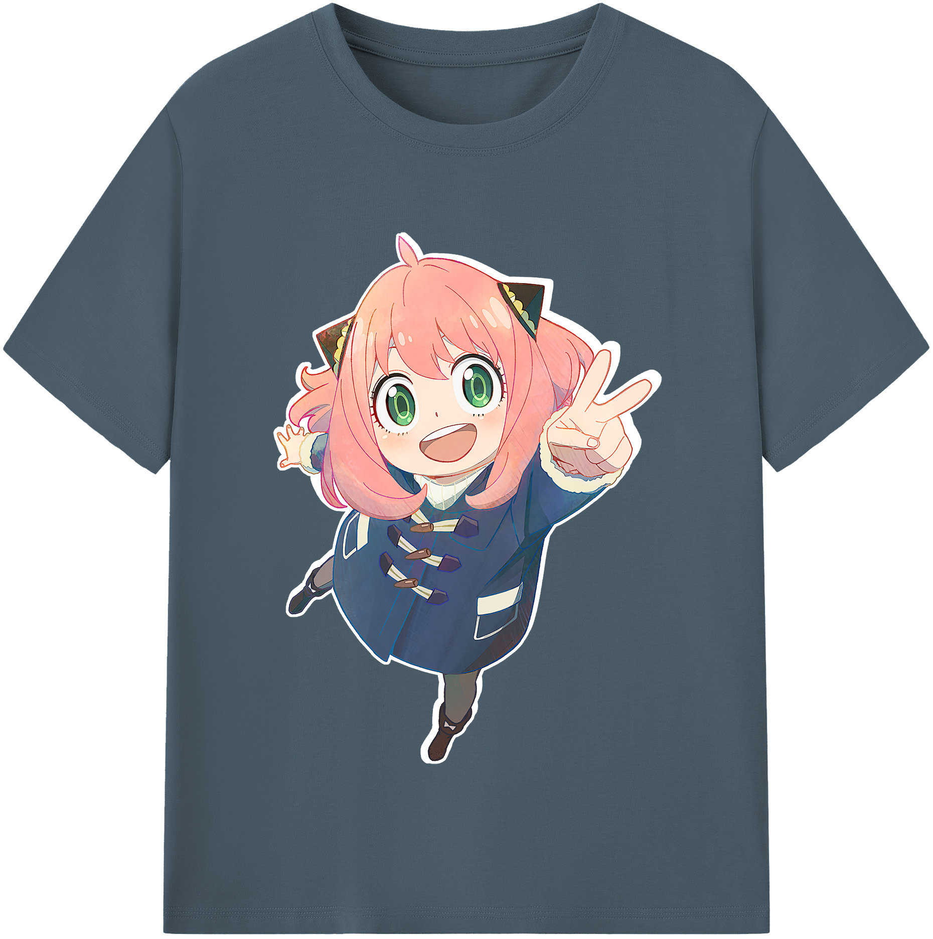 （画像用） SPY×FAMILY间谍家家酒 綿100％半袖Tシャツ（フロントプリント）